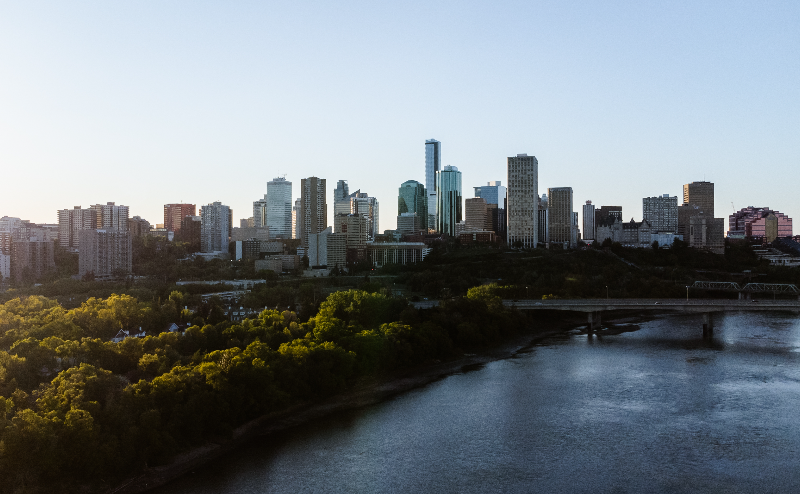 Edmonton Business District Skyline